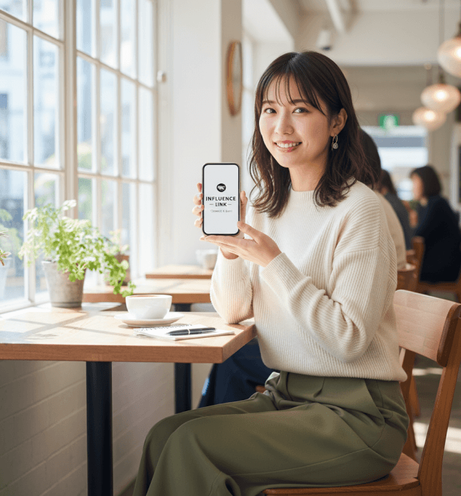 インフルエンサーアフィリエイトサービスのイメージ